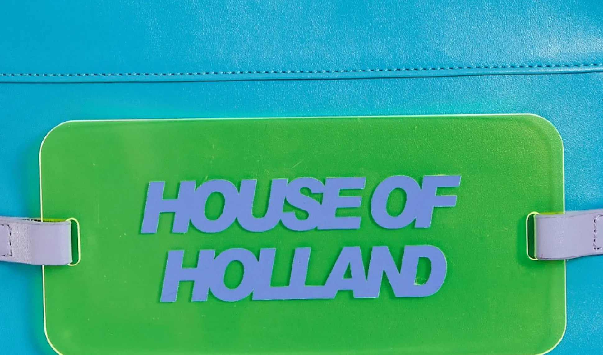 House Of Holland Logo Acrylic Crossbody Bag