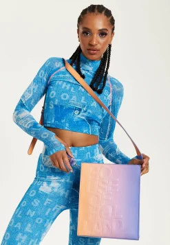 House Of Holland Logo Embossed Crossbody Bag