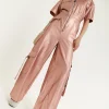 House Of Holland Metallic Utility Jumpsuit