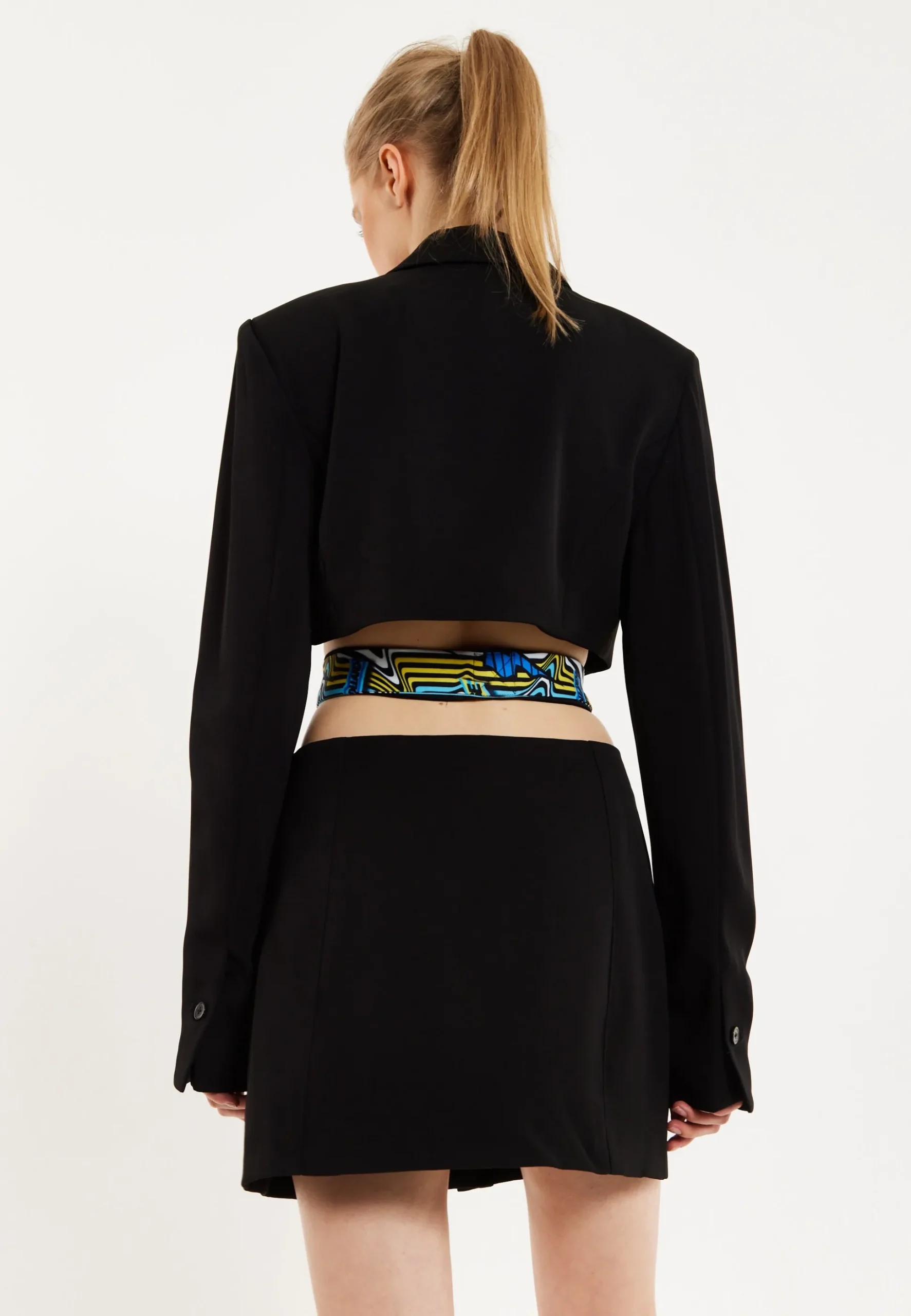 House Of Holland Mini Jacket Dress With Buckle Fastening