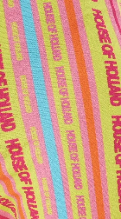 House Of Holland Multicolour Striped Jersey Trousers