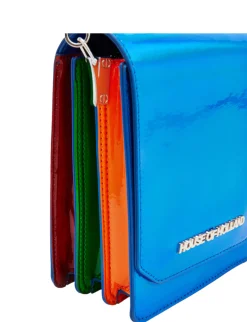 House Of Holland Multi-Pocket Crossbody Bag Blue