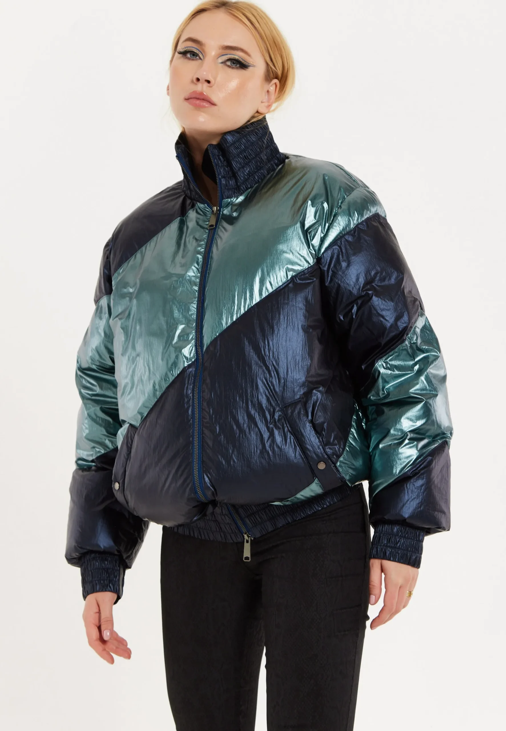 House of Holland Muted Oversized Puffer Coat