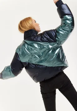 House of Holland Muted Oversized Puffer Coat