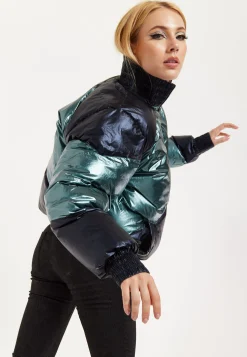 House of Holland Muted Oversized Puffer Coat