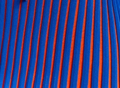 House Of Holland Orange And Blue Knitted Mini Skirt