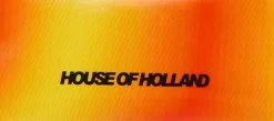 House of Holland Orange Ombre Heart Cut Out Bag