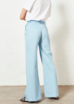 House of Holland Pale Blue Wide Leg Trouser