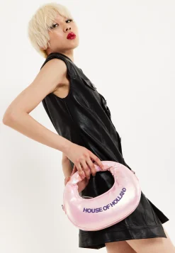 House Of Holland Pink Cloud Crossbody Bag