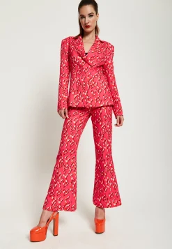 House Of Holland Pink Flame Clashing Colours Blazer
