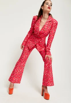 House Of Holland Pink Flame Clashing Colours Blazer