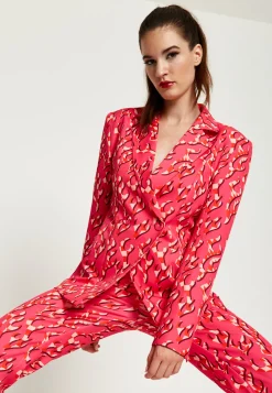 House Of Holland Pink Flame Clashing Colours Blazer