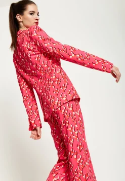 House Of Holland Pink Flame Clashing Colours Blazer
