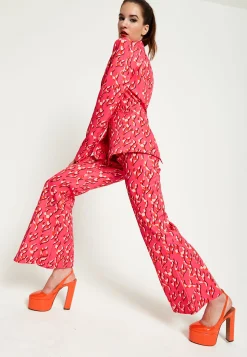 House Of Holland Pink Flame Clashing Colours Blazer