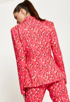 House Of Holland Pink Flame Clashing Colours Blazer
