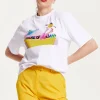 House of Holland Planet Printed T-Shirt in White