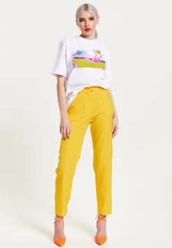 House of Holland Planet Printed T-Shirt in White