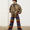 House of Holland Pleated Wide Leg Trouser