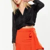 House of Holland Polka Blouse In Black