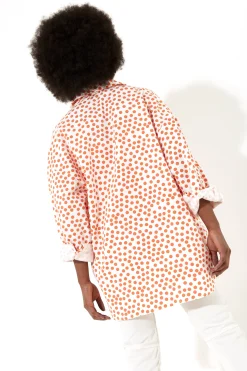 House of Holland Polka Dot Oversized Shirt Dress