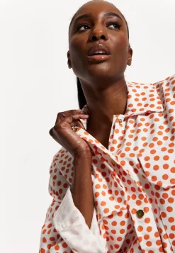 House of Holland Polka Dot Oversized Shirt Dress