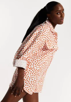 House of Holland Polka Dot Oversized Shirt Dress