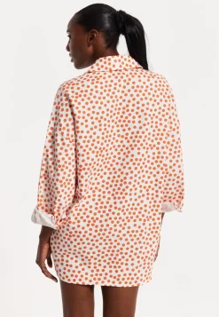 House of Holland Polka Dot Oversized Shirt Dress