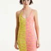 House Of Holland Printed Jersey Mini Dress With Open Back