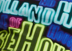 House of Holland Printed Multicolour Crop Top With Cut Out Details