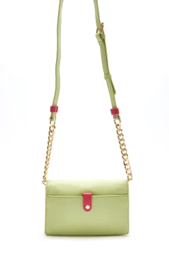 House Of Holland Printed Bag In Green