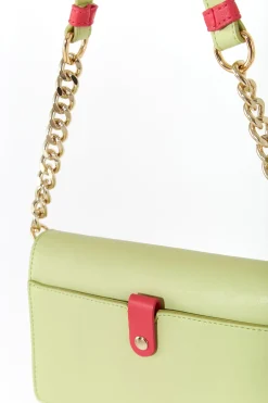 House Of Holland Printed Bag In Green