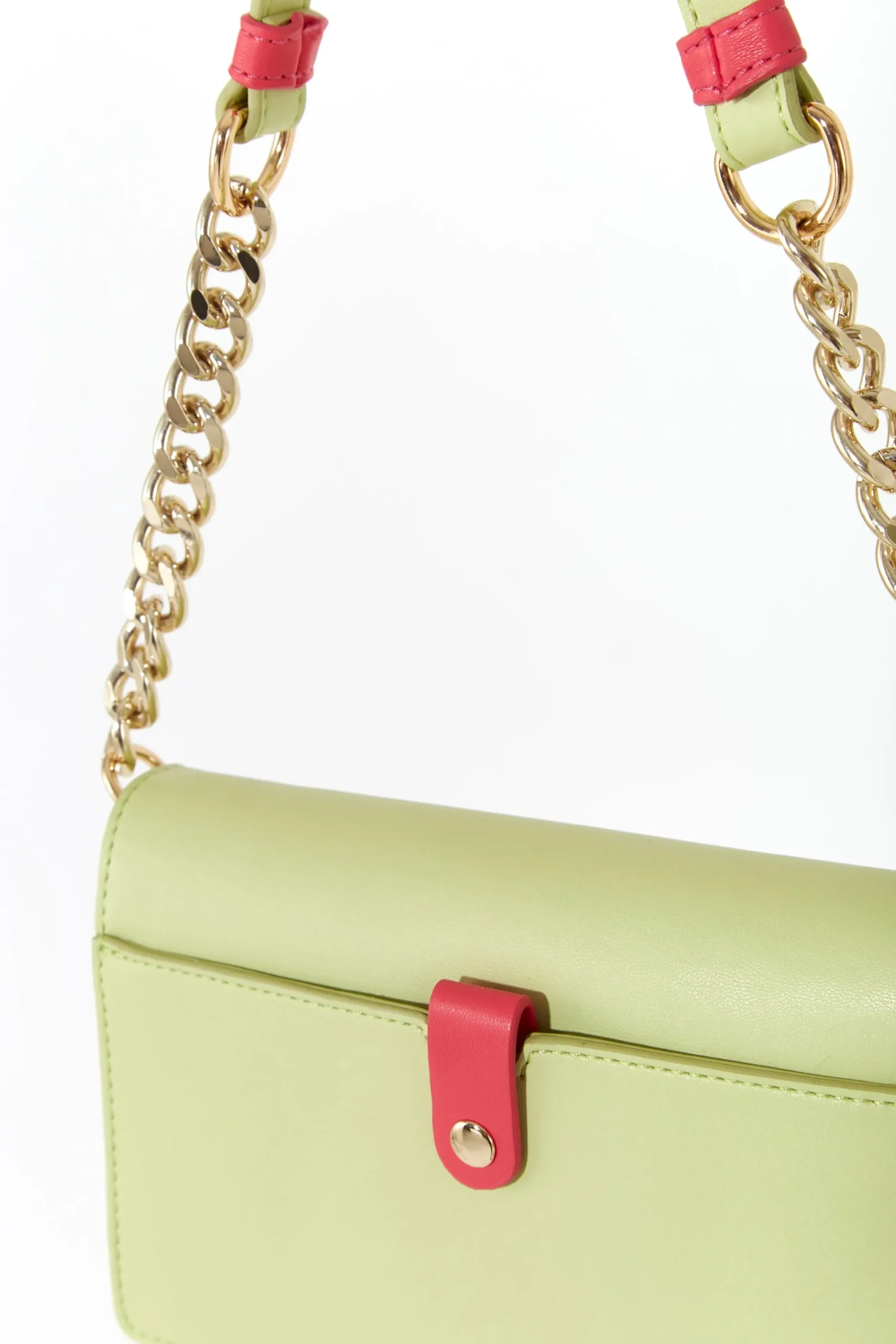 House Of Holland Printed Bag In Green