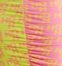 House Of Holland Printed Jersey Mini Dress With Open Back