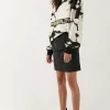 House of Holland Quilted Mini Skirt