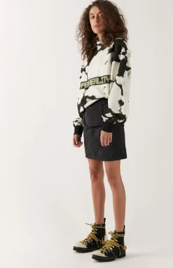 House of Holland Quilted Mini Skirt
