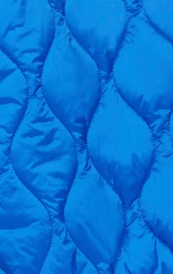 House Of Holland Quilted Jacket In Blue