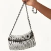 House Of Holland Recycled Metallic Silver Cross Body Bag