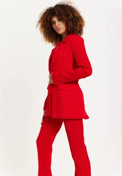 House of Holland Red Block Colour Pleat Blazer