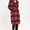 House Of Holland Red Check Coat