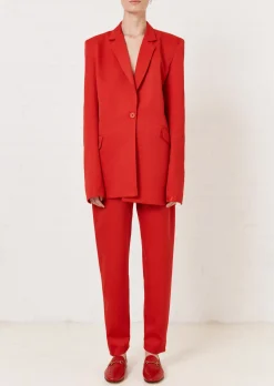 House of Holland Red Tailored Suit Jacket