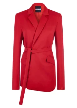House of Holland Red Tailored Suit Jacket