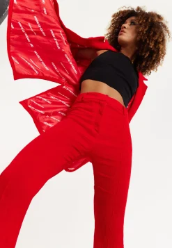 House Of Holland Red Trousers