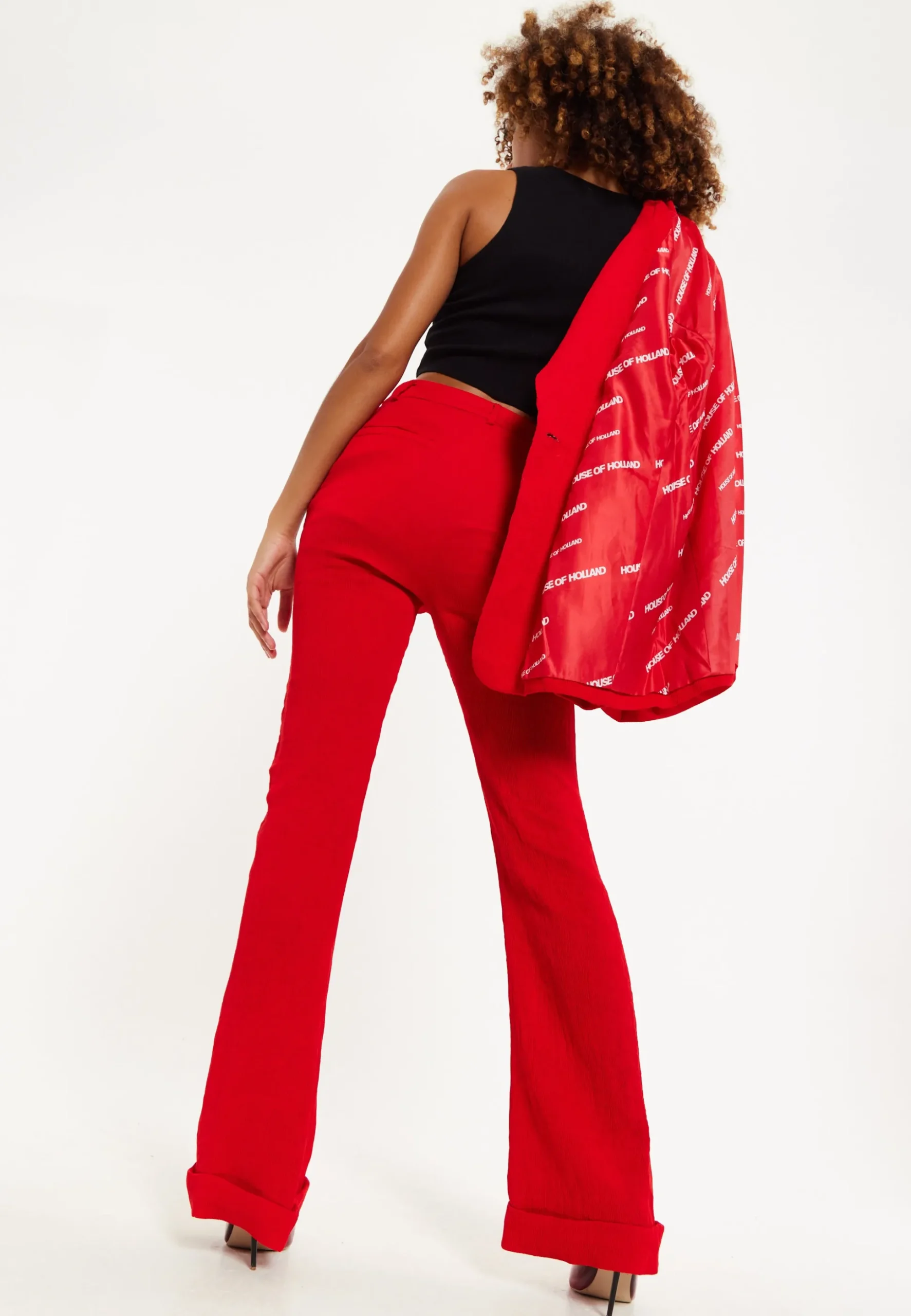 House Of Holland Red Trousers