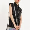 House Of Holland Silver Crossbody Bag with HOH Print