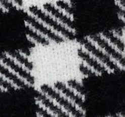 House Of Holland Skirt In Black & White Check