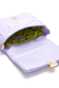 House Of Holland Small Cross Body Bag In Purple With A Chain Detail St