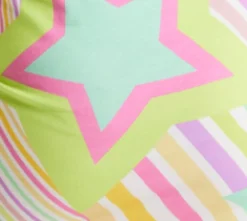 House Of Holland Star Print Mini Jersey Dress With Cut Out