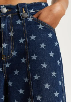 House of Holland Star Print Cargo Jeans