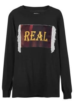 House of Holland @sweeneytoddla 'Real' Long Sleeve Tee