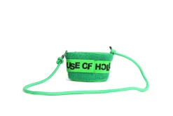 House Of Holland Teddy Bucket Cross Body Bag In Green